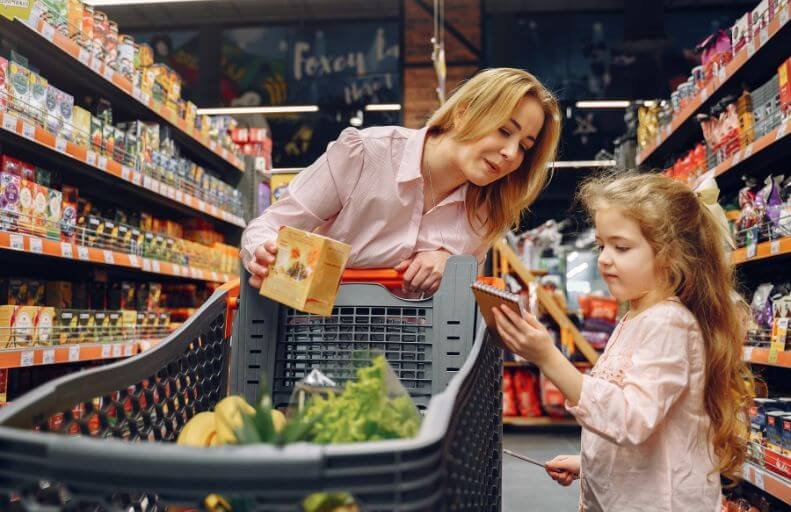 Involve Children in Grocery Shopping